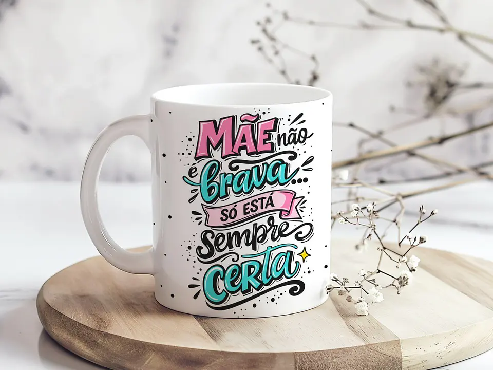 Arquivo Digital Pack Caneca Lettering Divertida Mamãe 3