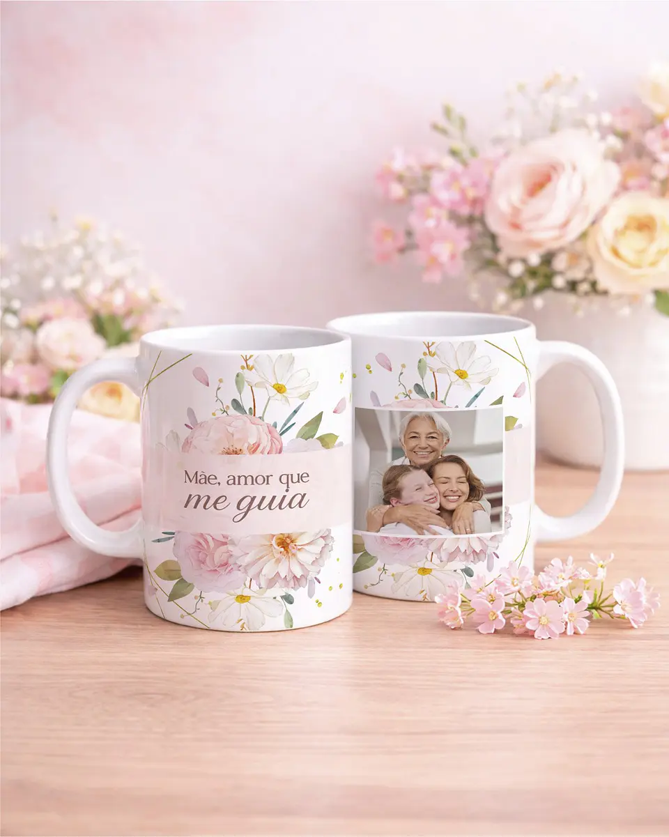 Arquivo Digital Kit Caneca Dia das Mães com Fotos 2