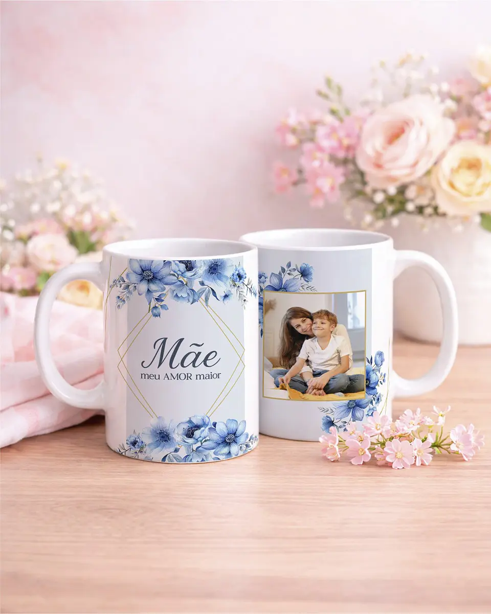 Arquivo Digital Kit Caneca Dia das Mães com Fotos 4