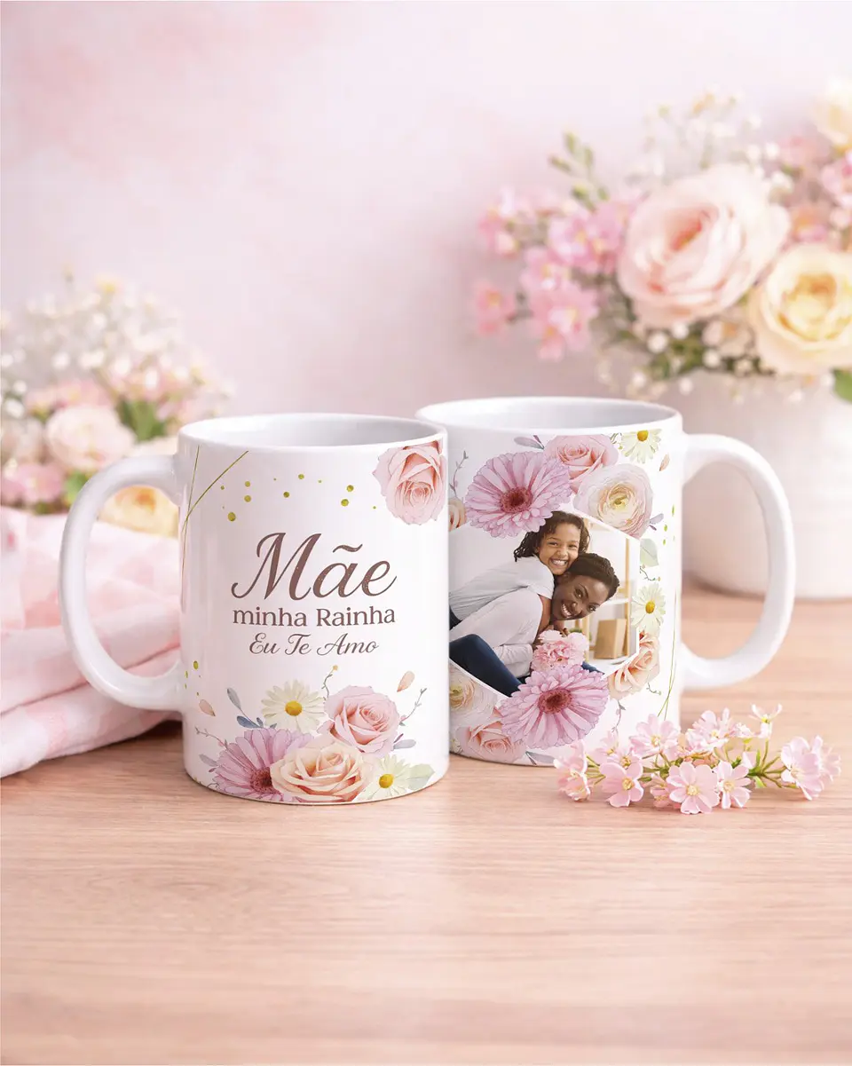 Arquivo Digital Kit Caneca Dia das Mães com Fotos 5