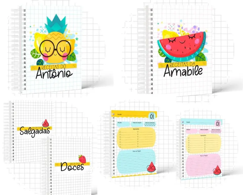 Arquivo Digital Livro Receitas do Bebê Menino e Menina 1
