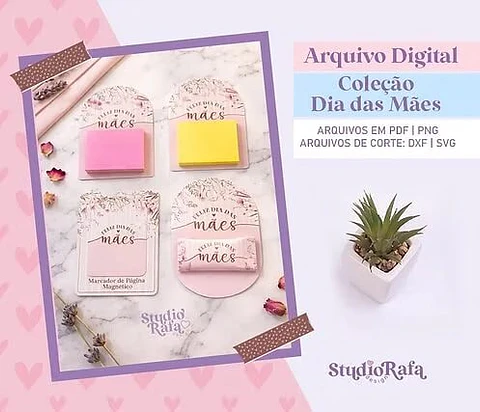 Kit Dia das Mães Floral Arquivo Digital