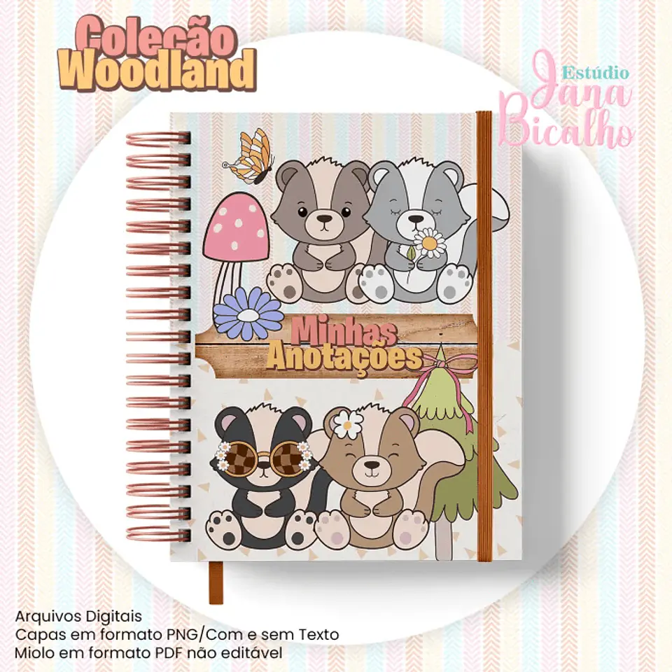 Arquivo Digital Combo Coleção Woodland 6