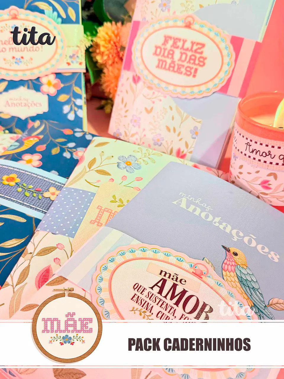 Arquivo Digital Pack Caderninhos Mães 2026 2