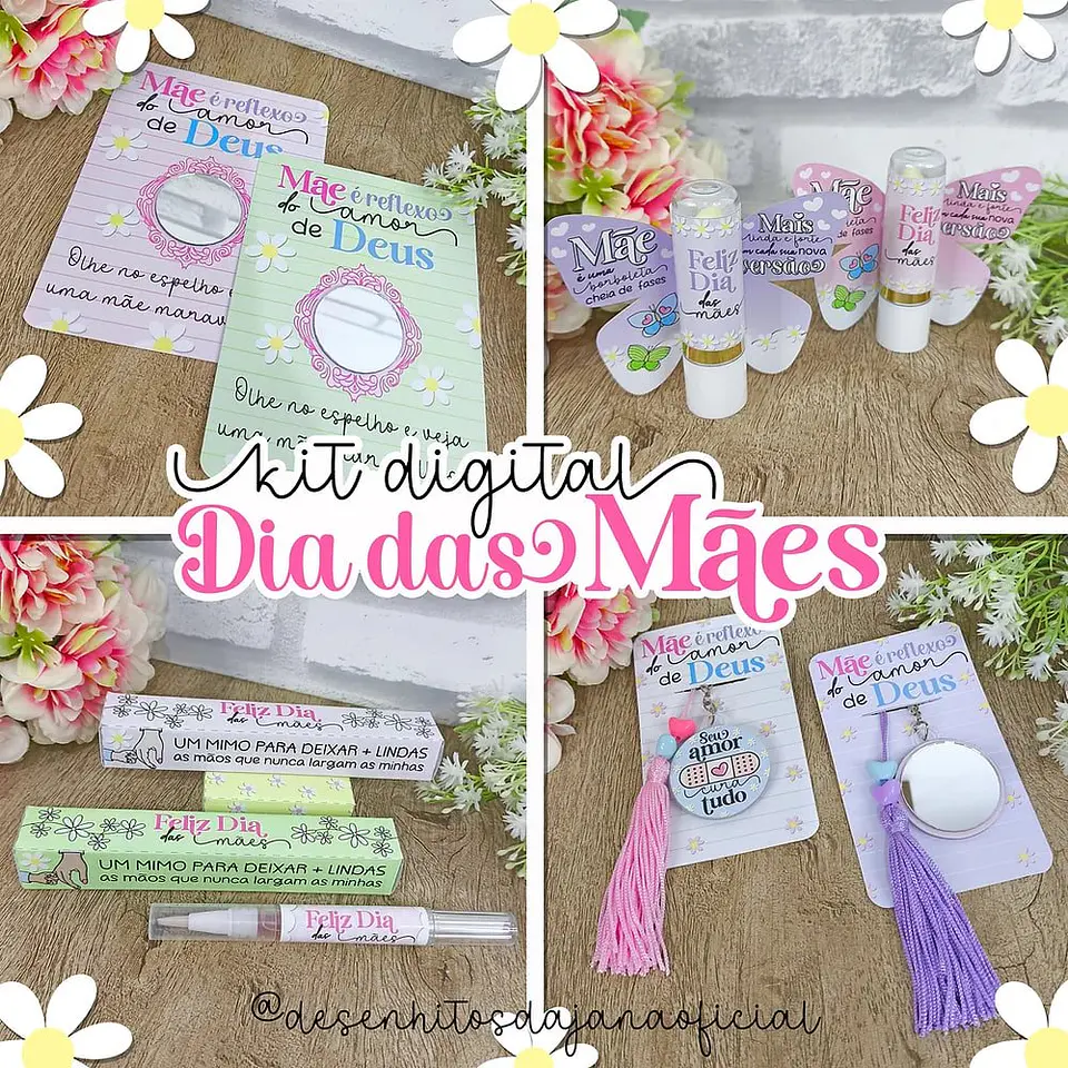 Kit Dia das Mães Dia das Mães Arquivo Digital 1