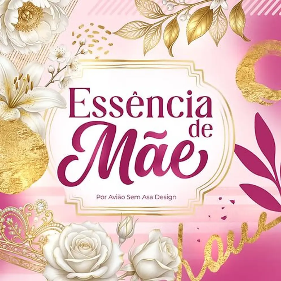 Pack Dia das Mães 2026 Canecas Azulejos Essência de Mãe 8