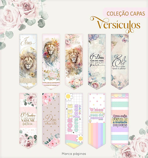 Pack Capas Canecas Marca Paginas Cristã Arquivo Digital