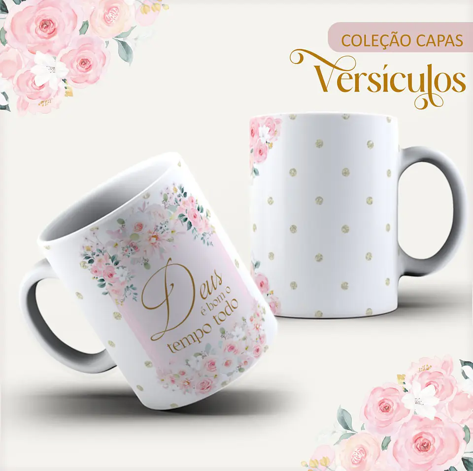 Pack Capas Canecas Marca Paginas Cristã Arquivo Digital 15