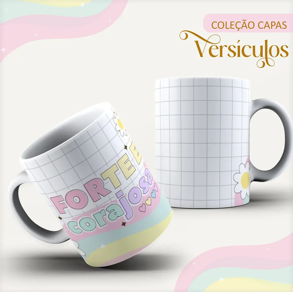 Pack Capas Canecas Marca Paginas Cristã Arquivo Digital 17