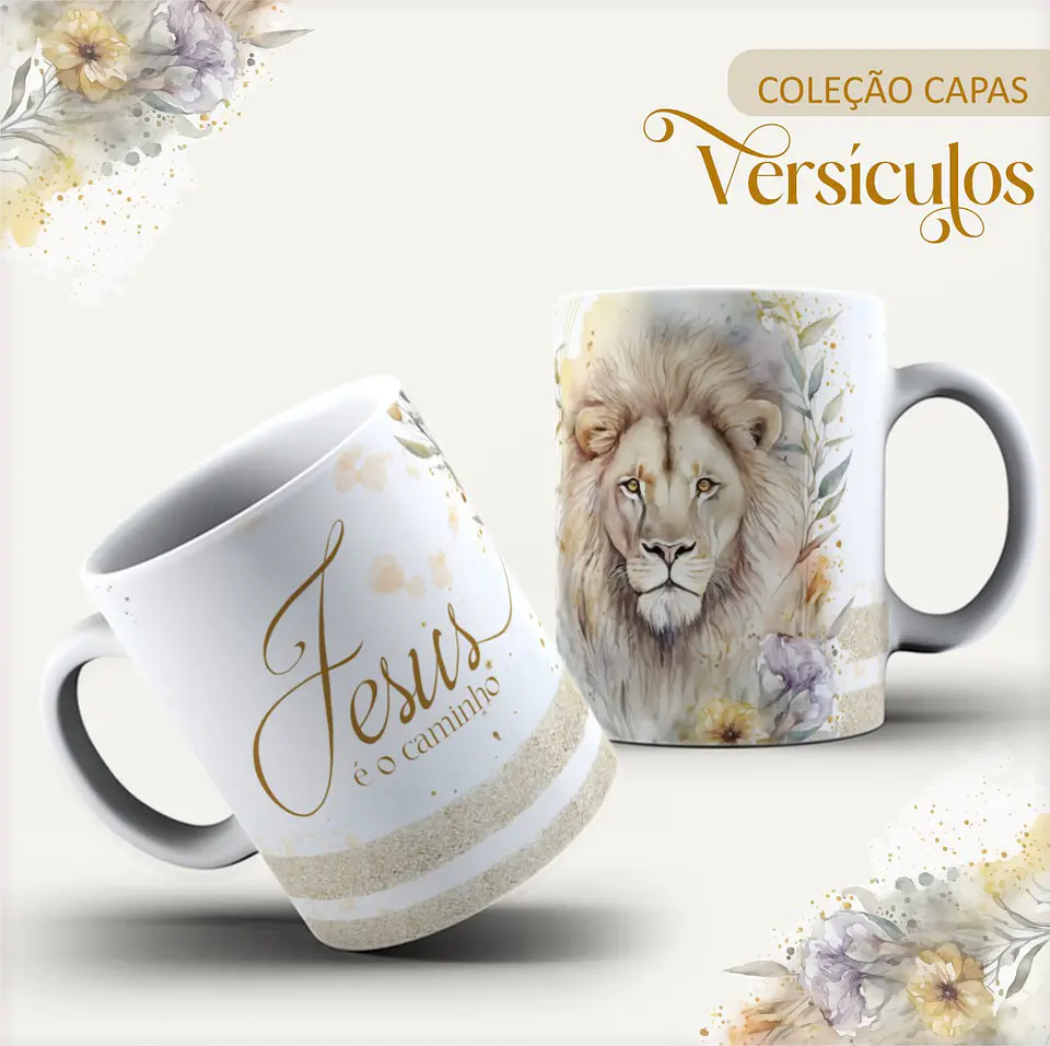 Pack Capas Canecas Marca Paginas Cristã Arquivo Digital 19