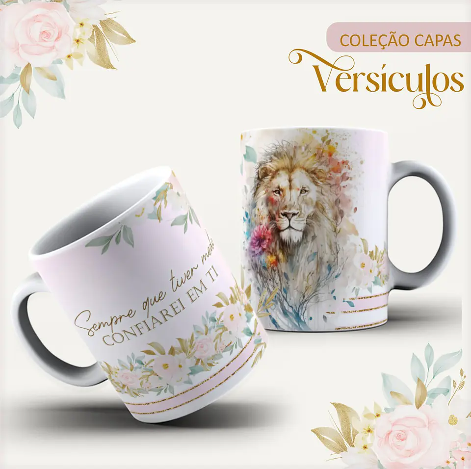 Pack Capas Canecas Marca Paginas Cristã Arquivo Digital 20