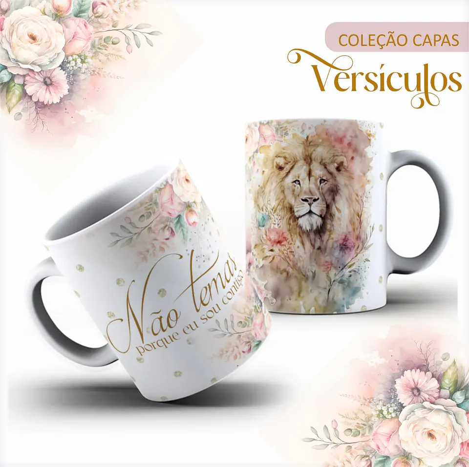 Pack Capas Canecas Marca Paginas Cristã Arquivo Digital 21