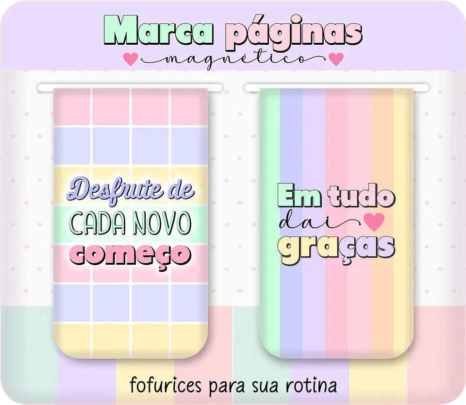 Arquivo Digital Marca Páginas Magnético 4
