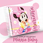 Caderneta de Vacina e Livro do Bebe Minnie Baby Arquivo Digital - Thumbnail 3