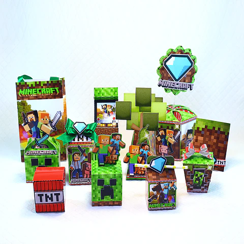 Arquivo de Corte Minecraft - Studio e pdf