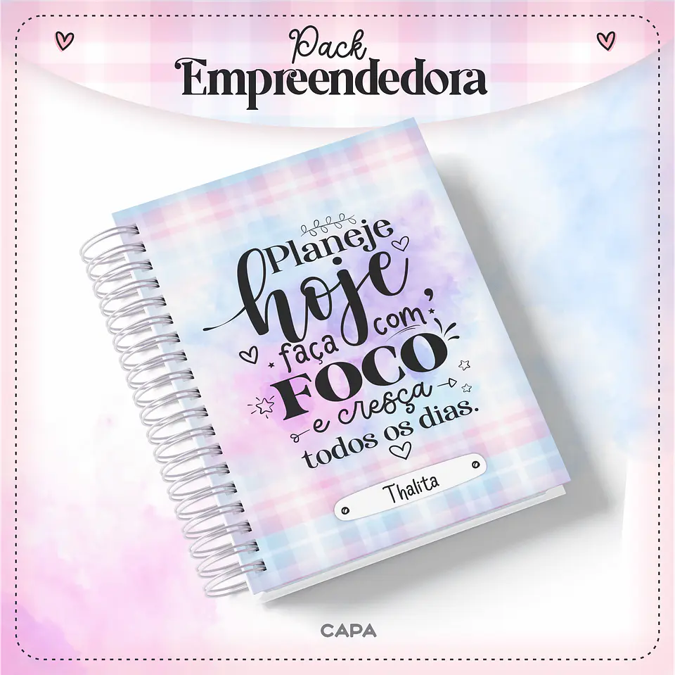 Pack Empreendedora Encadernação Arquivo Digital 3
