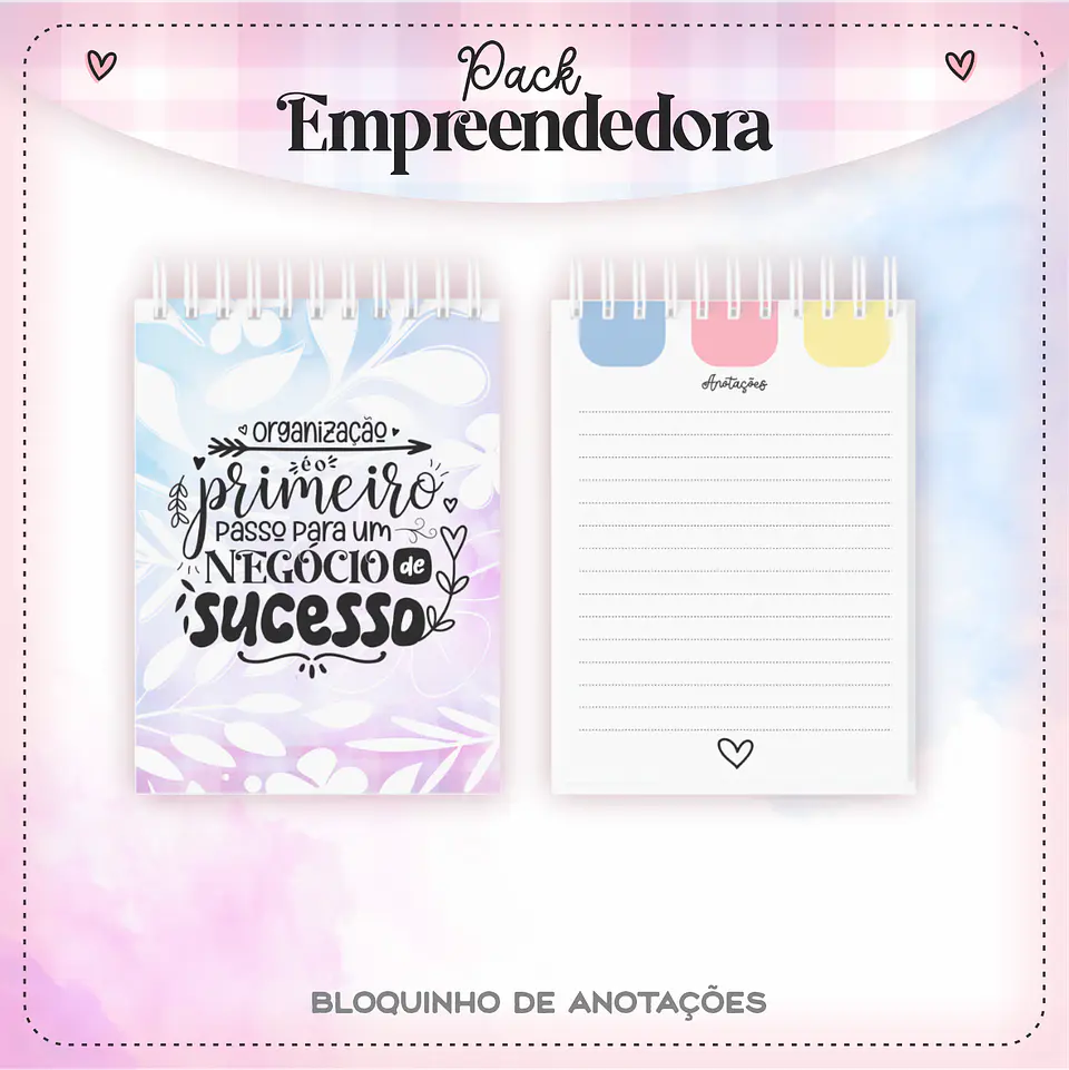 Pack Empreendedora Encadernação Arquivo Digital 5