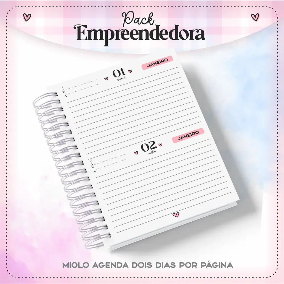 Pack Empreendedora Encadernação Arquivo Digital 13