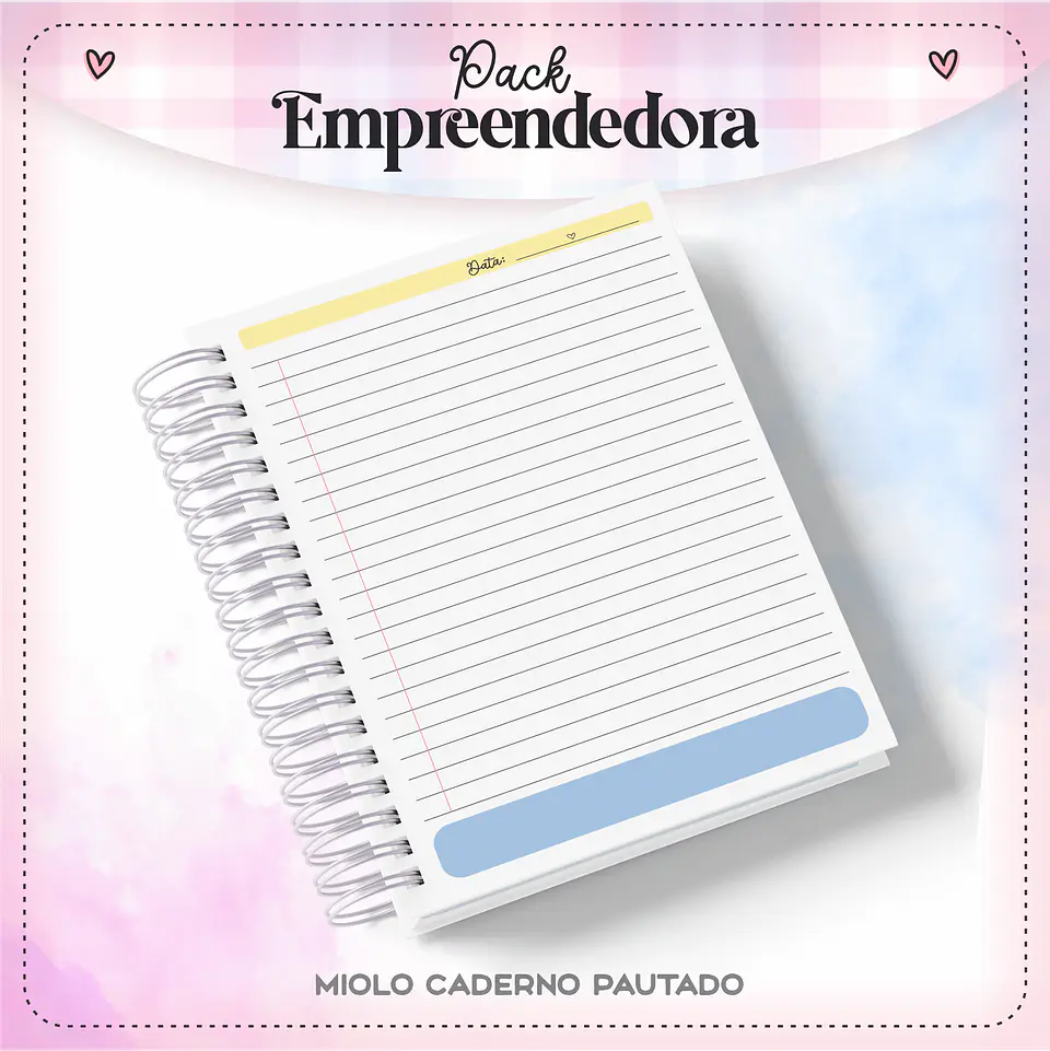 Pack Empreendedora Encadernação Arquivo Digital 15