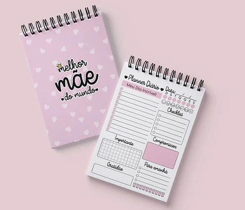 Arquivo Digital Planner Diário Melhor Mãe