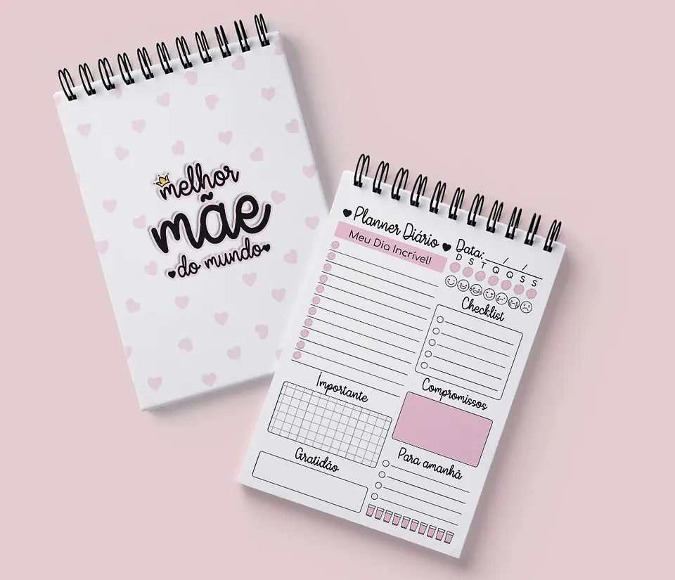 Arquivo Digital Planner Diário Melhor Mãe 3