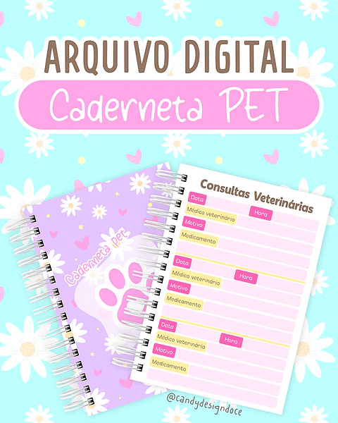 Caderneta Pet Arquivo Digital