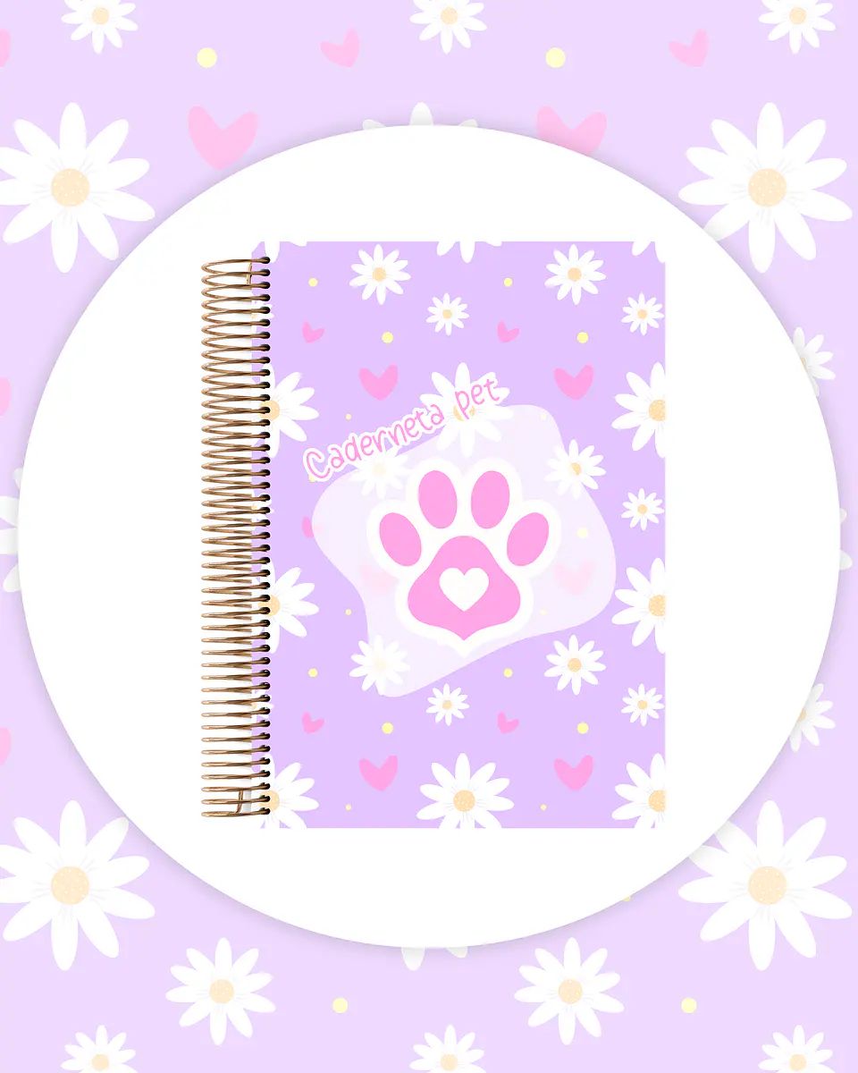 Caderneta Pet Arquivo Digital 9