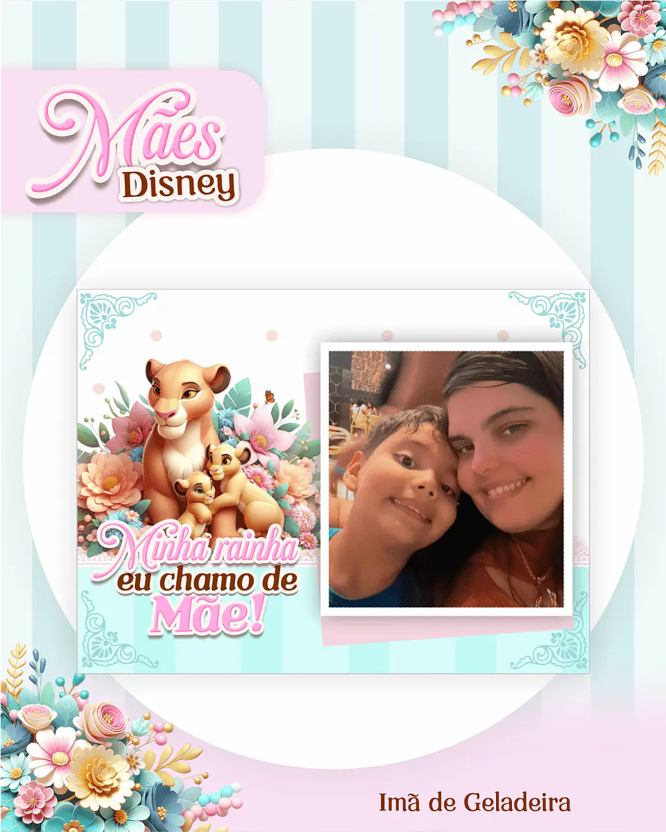 Kit Digital Dia das Mães Disney 26