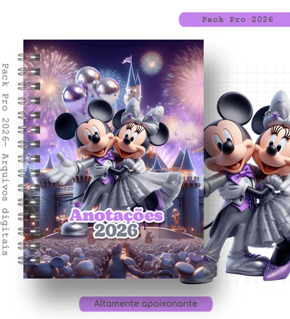 Arquivo Digital Pack Premium Coleção Caderno 2026 2