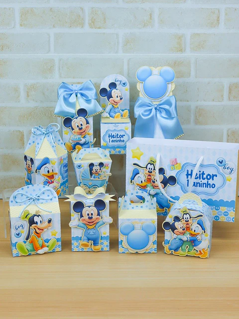 Arquivo de Corte Kit Festa Mickey Baby