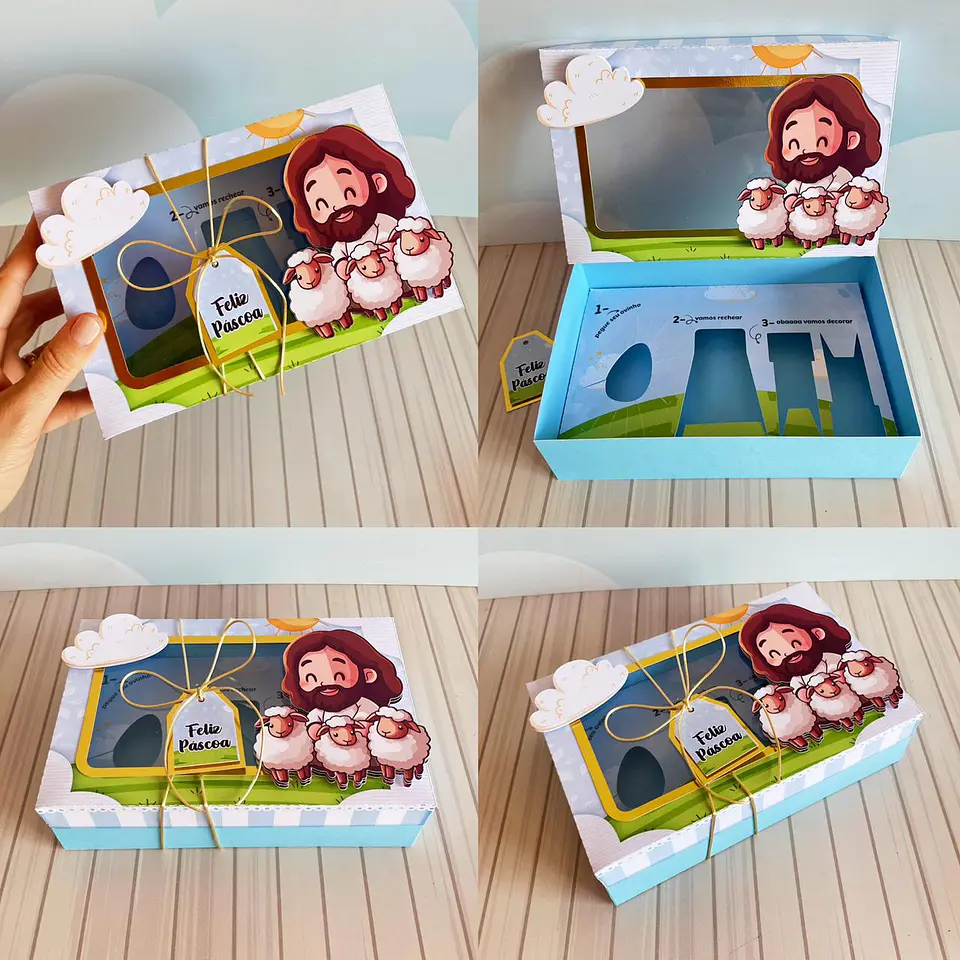 Mini Confeiteiro Cristão Arquivo Digital Pascoa 1