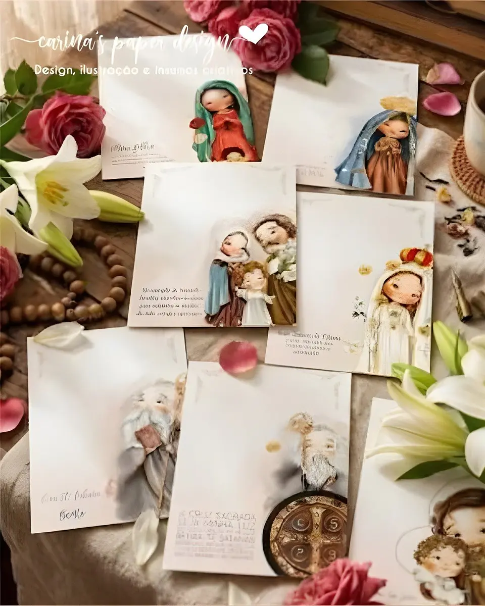 Arquivo de Corte Cards para Marca Paginas Religioso 1