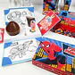 Mini Confeiteiro e Kit Completo Homem Aranha Pascoa Arquivo Digital - Thumbnail 11
