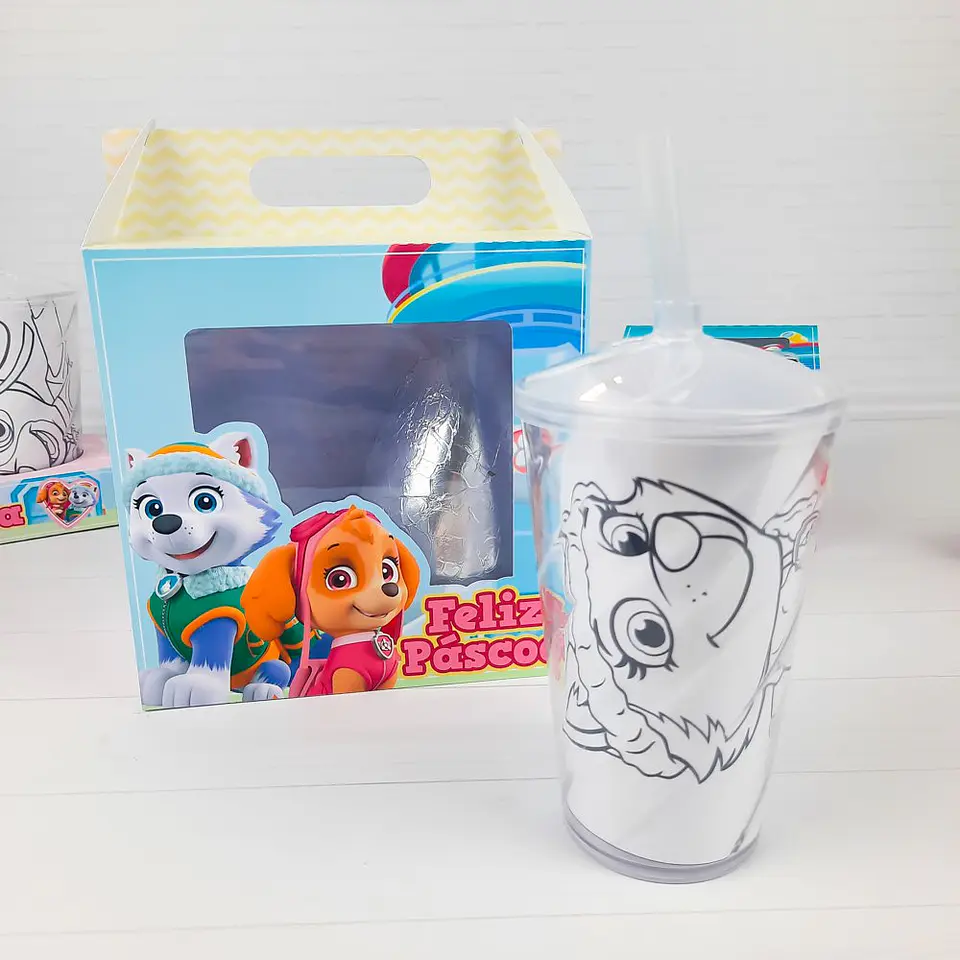 Mini Confeiteiro e Kit Completo Patrulha Canina Skye e Everest Pascoa Arquivo Digital 5