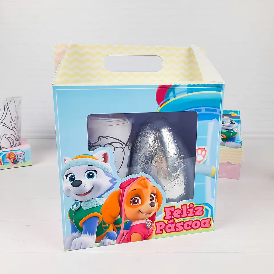 Mini Confeiteiro e Kit Completo Patrulha Canina Skye e Everest Pascoa Arquivo Digital 7