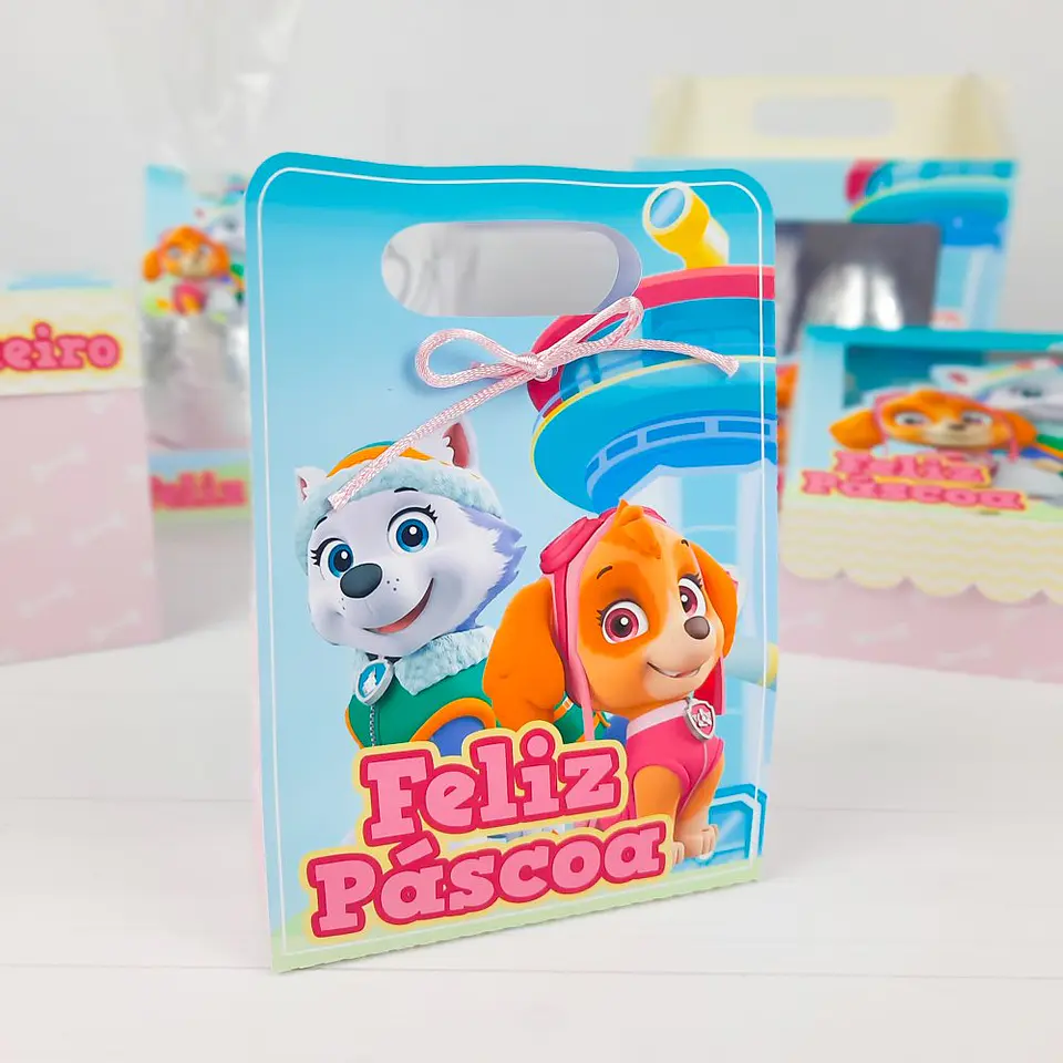 Mini Confeiteiro e Kit Completo Patrulha Canina Skye e Everest Pascoa Arquivo Digital 10