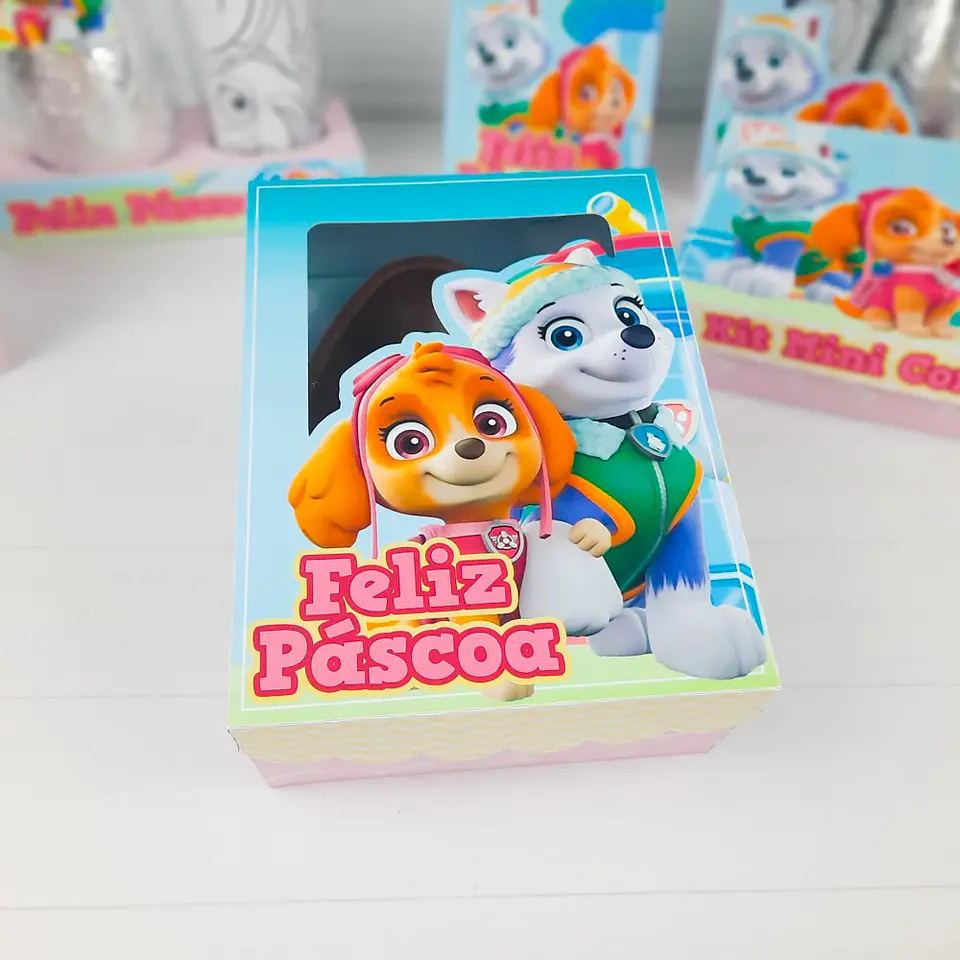 Mini Confeiteiro e Kit Completo Patrulha Canina Skye e Everest Pascoa Arquivo Digital 14