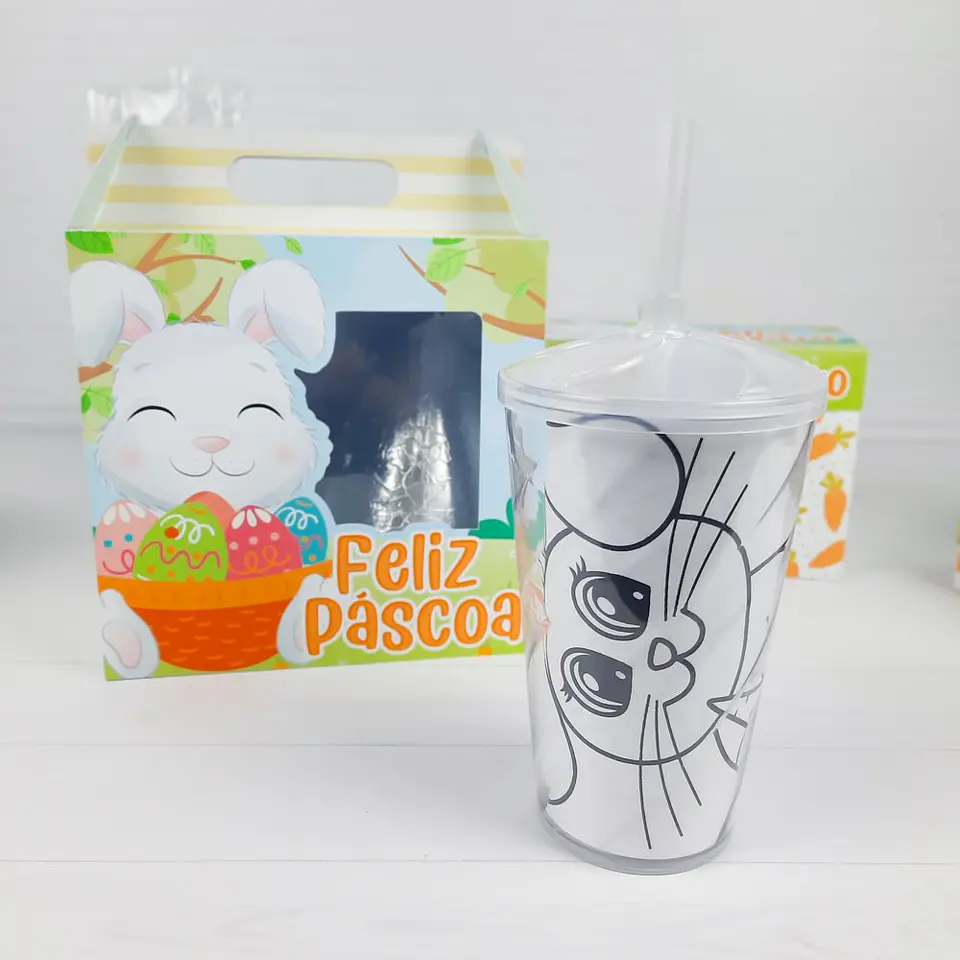 Mini Confeiteiro e Kit Completo Coelhinho Pascoa Arquivo Digital 6
