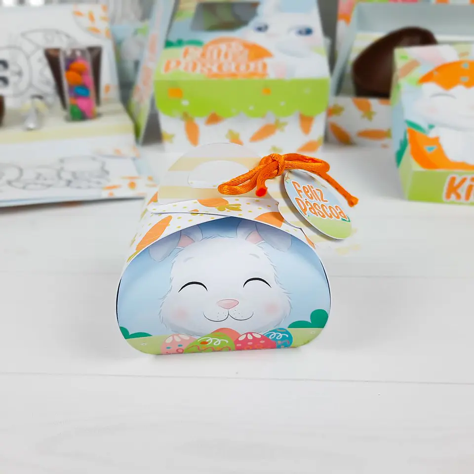 Mini Confeiteiro e Kit Completo Coelhinho Pascoa Arquivo Digital 19