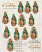 Arquivo Kit Digital Ilustrações Nossa Senhora de Guadalupe - Thumbnail 4