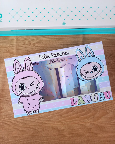 Caixa Mini Confeiteiro Labubu Arquivo Digital