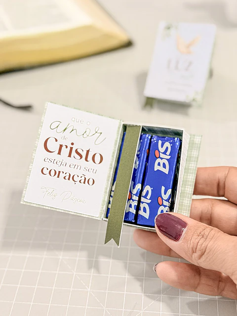 Arquivo de Corte Porta Bis Páscoa Luz de Cristo