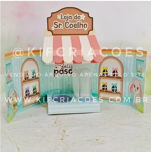 Arquivo de Corte Kit Confeiteiro Páscoa