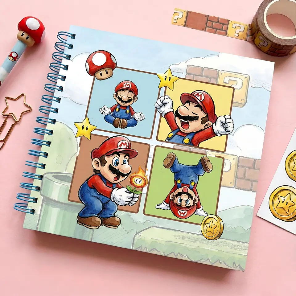Arquivo Agenda 18x18 Super Mario 1