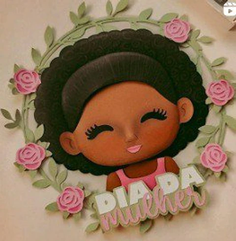 Arquivo de Corte Dia das Mulheres Topo Mulher Negra