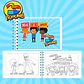 Arquivo Digital Livro de Colorir 3 Palavrinhas - Thumbnail 3