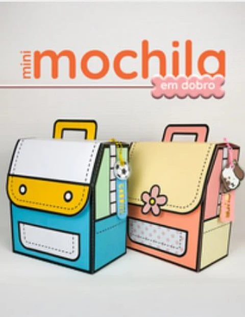 Arquivo de Corte Caixa Mini Mochila Futebol + Bobbie Goods