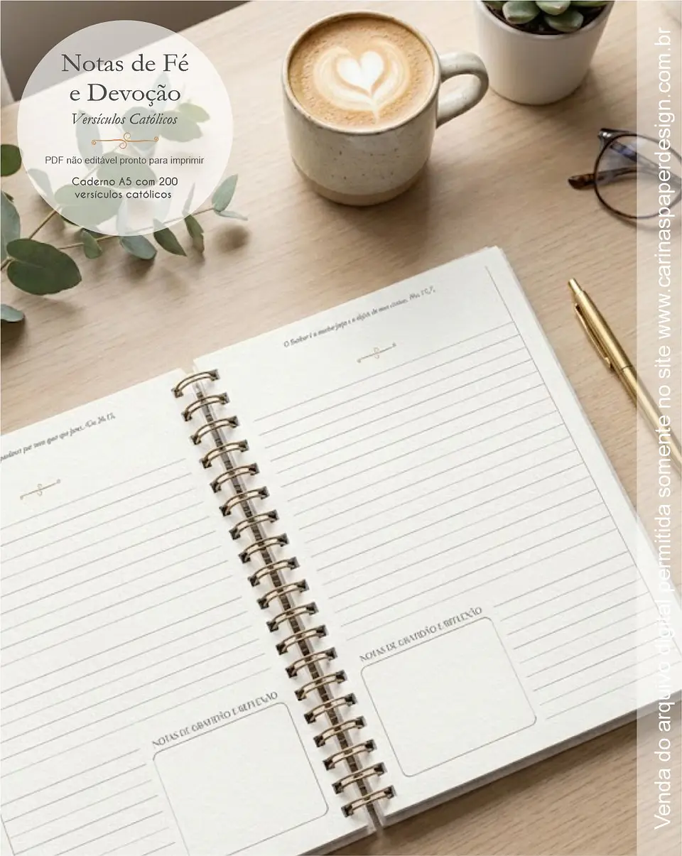 Arquivo Digital Caderno Versículos Católicos A5 3