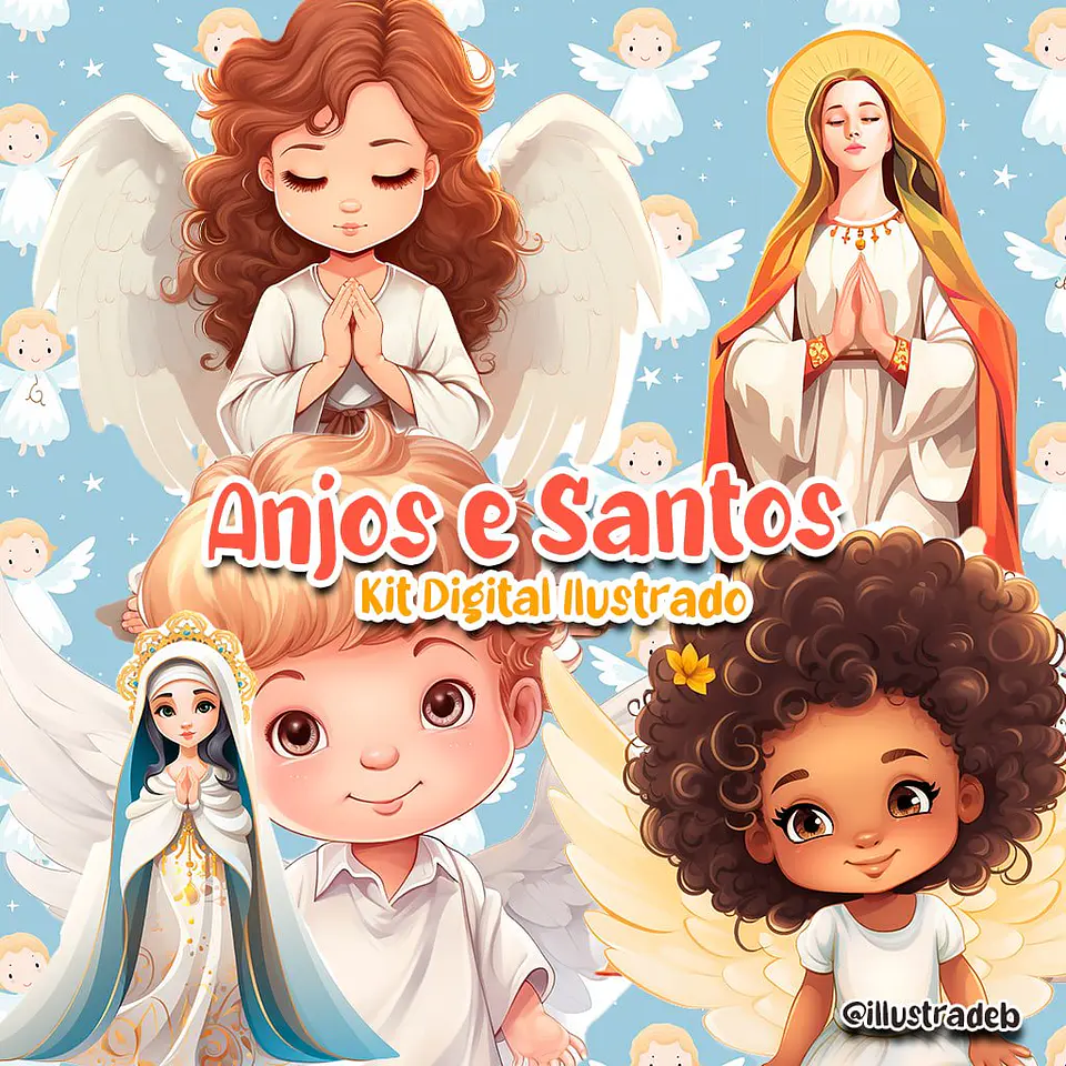 Arquivo Digital Kit Digital Anjos e Santos 1