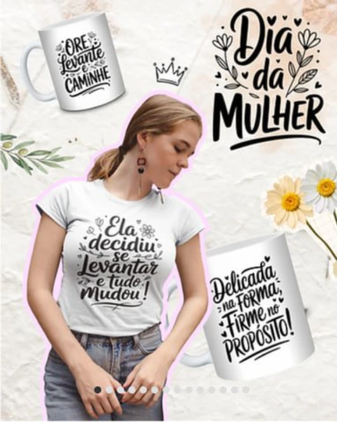 Arquivo Digital Pack Sublimação Dia das Mulheres 2026